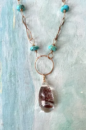 Gold   Turquoise   Rut Quartz