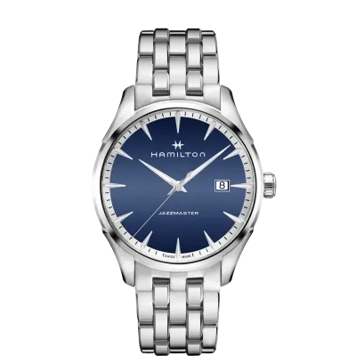 Hamilton Jazzmater Gent Quartz Watch Blue Dial 40mm