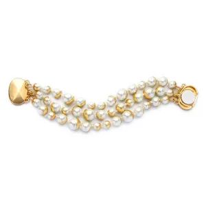 HANNA - Triple Layer Pearl Bracelet