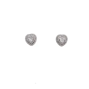 Heart Cubic Zirconia Earrings