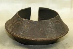 Heavy, Huge Bronze Anklet, Nigeria