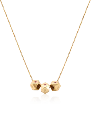 Hedra Necklace - 18K Gold Vermeil