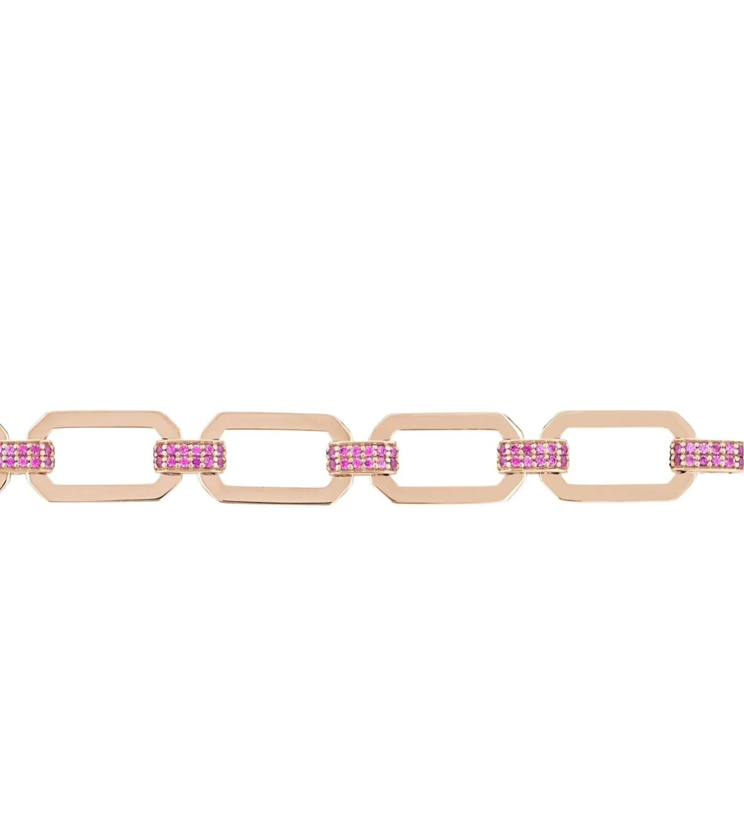 HEXA PINK CHAIN BRACELET