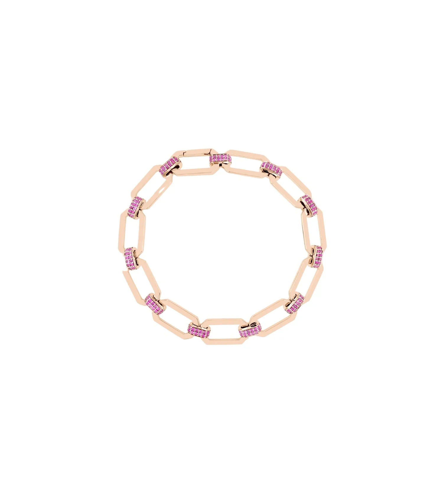 HEXA PINK CHAIN BRACELET