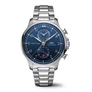 IWC Portugieser Yacht Club Chronograph Stainless Steel Blue Dial 44.6mm Automatic