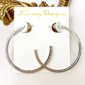 Kinsey Designs | Blaze Hoop Silver Earrings