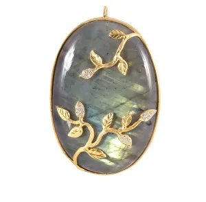 Labradorite Oval Pendant