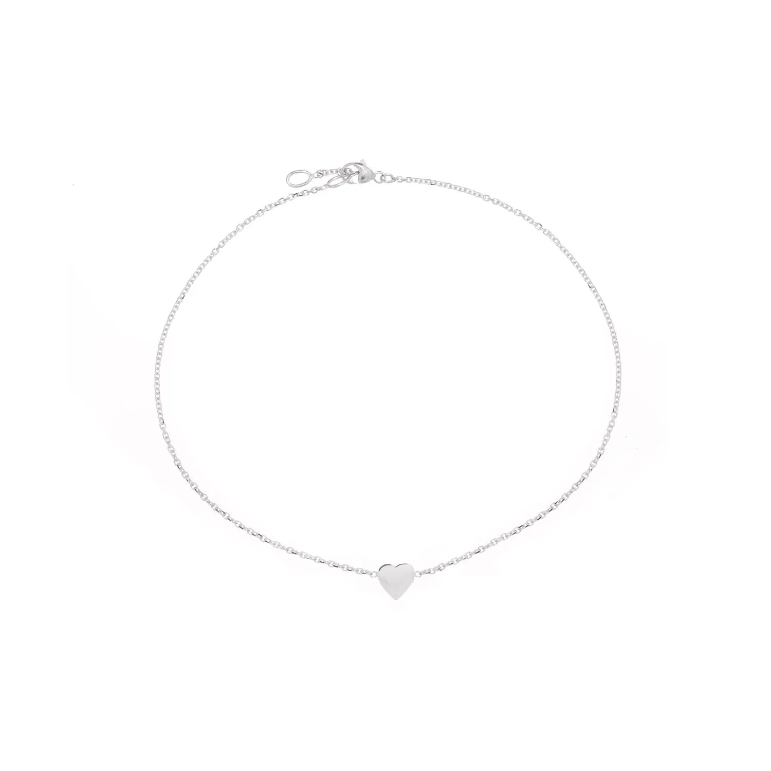 Love Letters Gold Heart Anklet