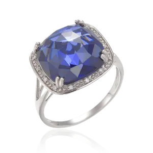 Luscious Blue Cocktail Ring