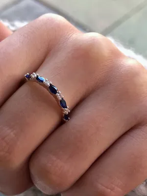 Marquise Sapphire Band