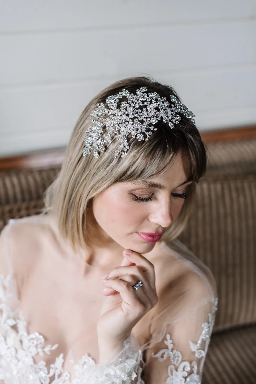 MELODY Crystal Bridal Headpiece