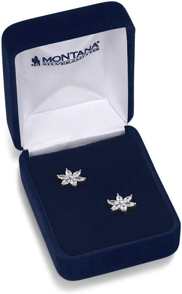 Montana Silversmiths Floral Cheer Crystal Earrings