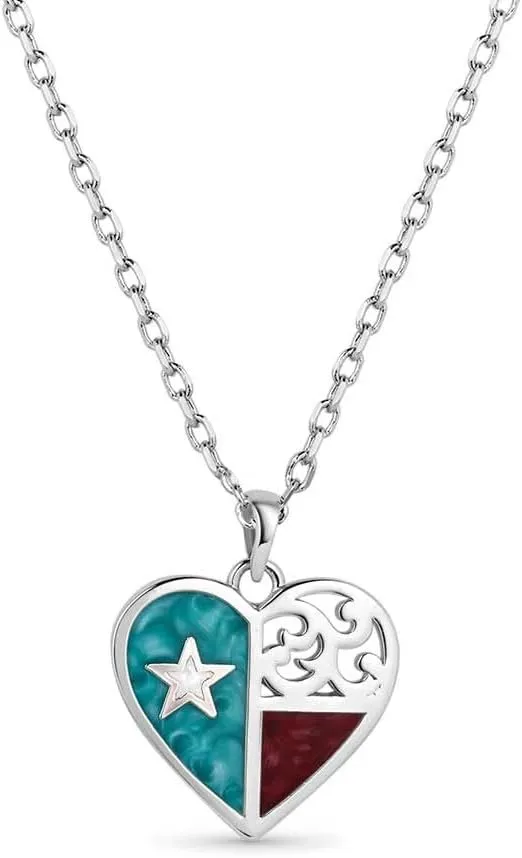 Montana Silversmiths Love for Texas Necklace - NC5818