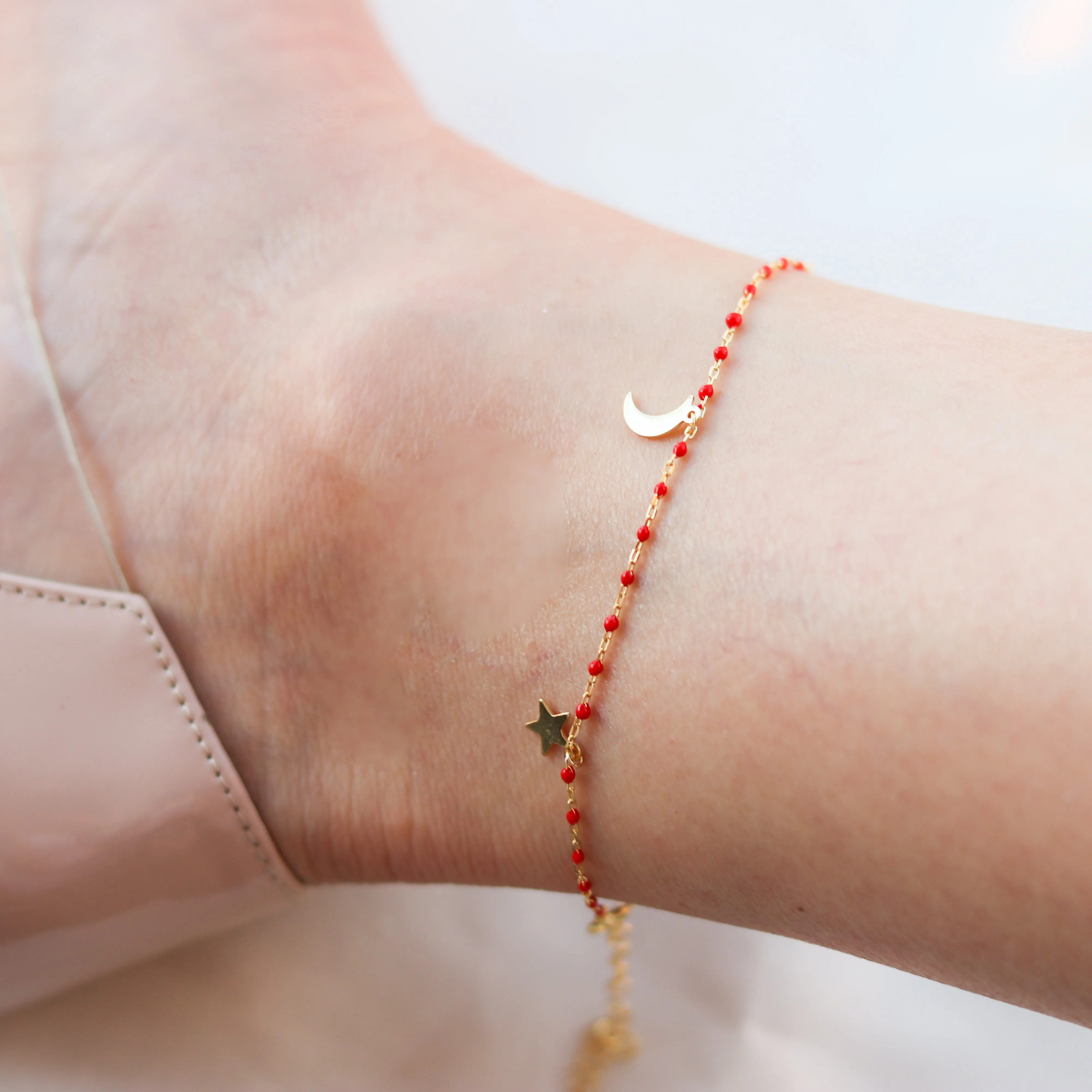 Moon and Stars Anklet