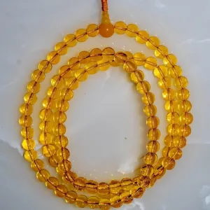 Natural Citrine Beaded Necklace