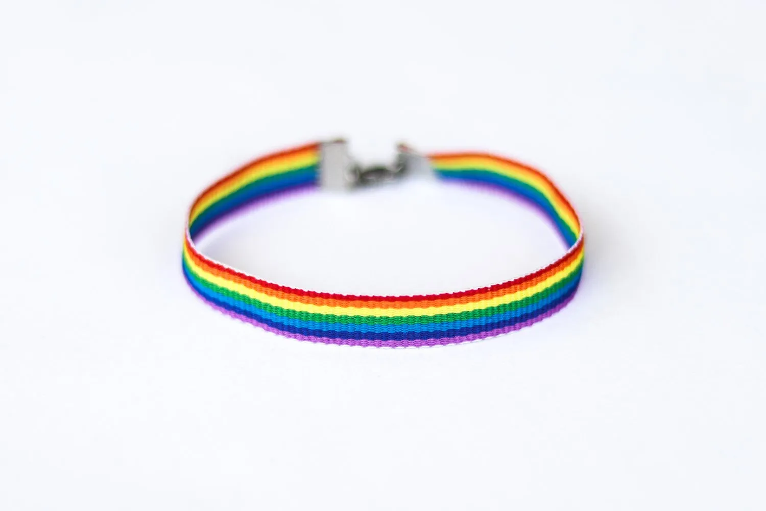 Pride ankle bracelet for men, rainbow flag strap ankle bracelet