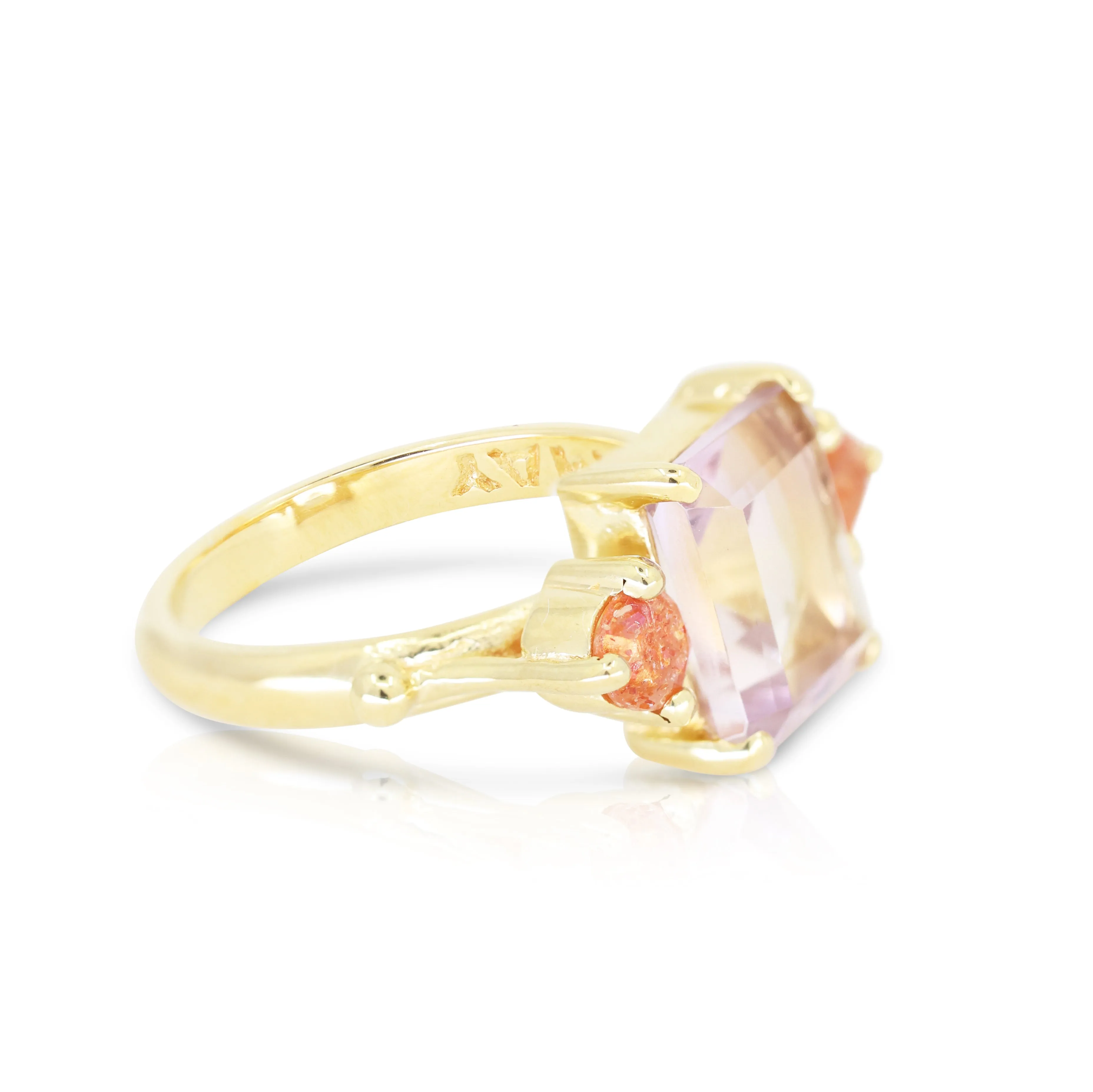 Priya Ametrine Gold Ring