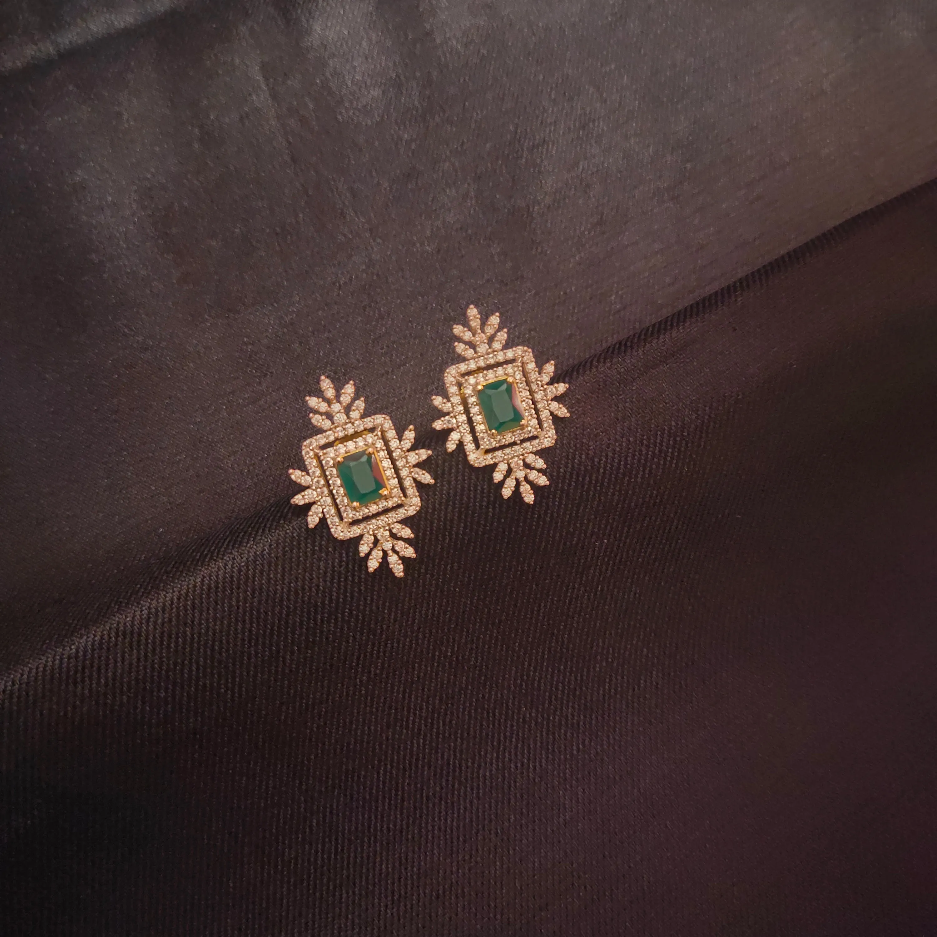 "Sparkle in Elegance: Discover the Timeless Glamour of Asp Fashion Jewellery's Classy American Diamond Studs Earrings"