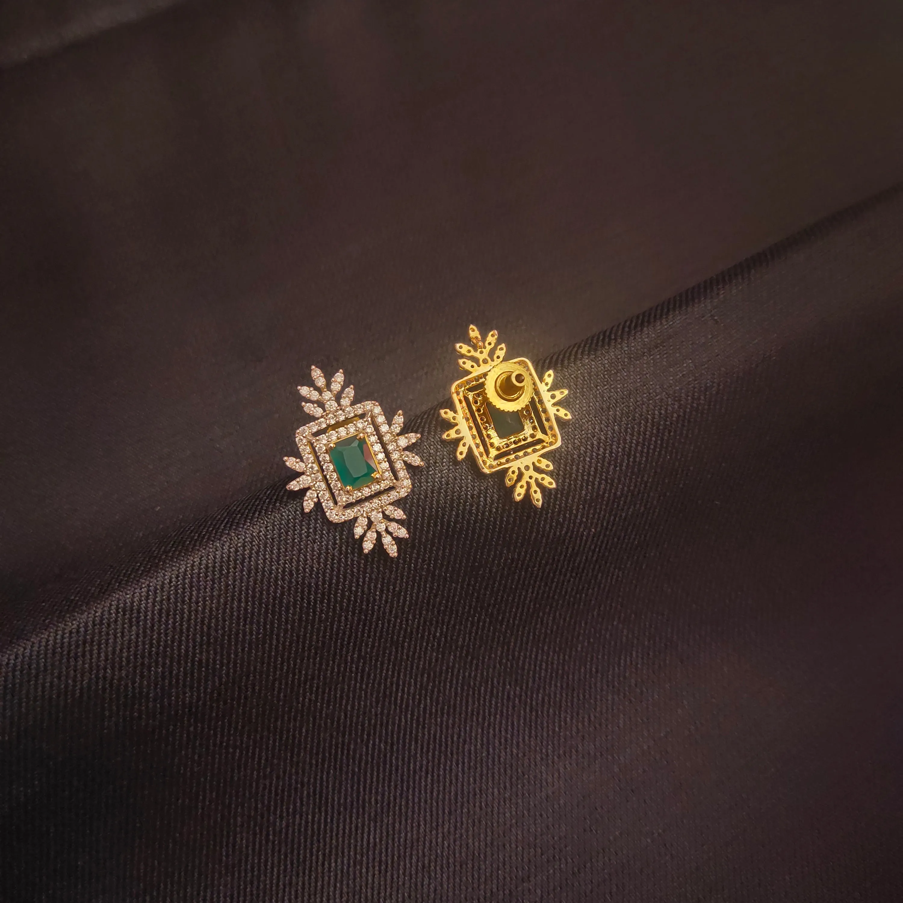 "Sparkle in Elegance: Discover the Timeless Glamour of Asp Fashion Jewellery's Classy American Diamond Studs Earrings"