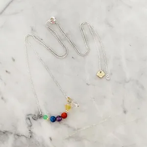 Rainbow Shooting Star Necklace