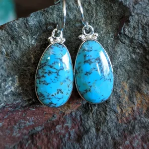 Redskin Turquoise Earrings by Cathy Webster SWSG-ERN-0024