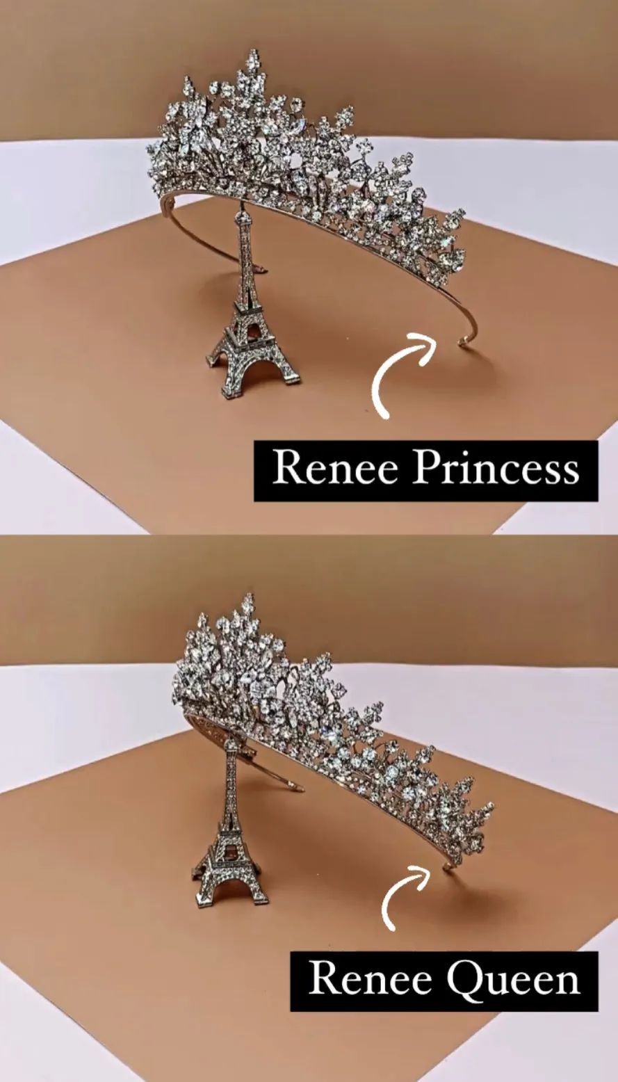 RENEE Queen Swarovski Quinceanera Tiara