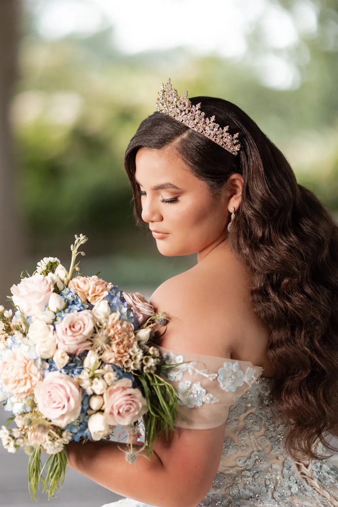 RENEE Queen Swarovski Quinceanera Tiara