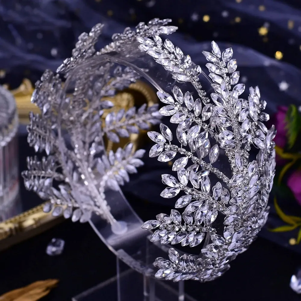 Rhinestone Bridal Tiara: Elegant Wedding Headpiece