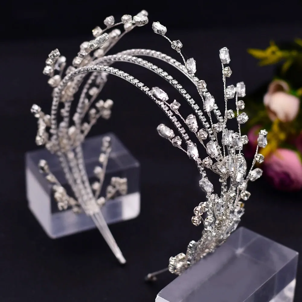 Rhinestone Bridal Tiara: Elegant Wedding Headpiece