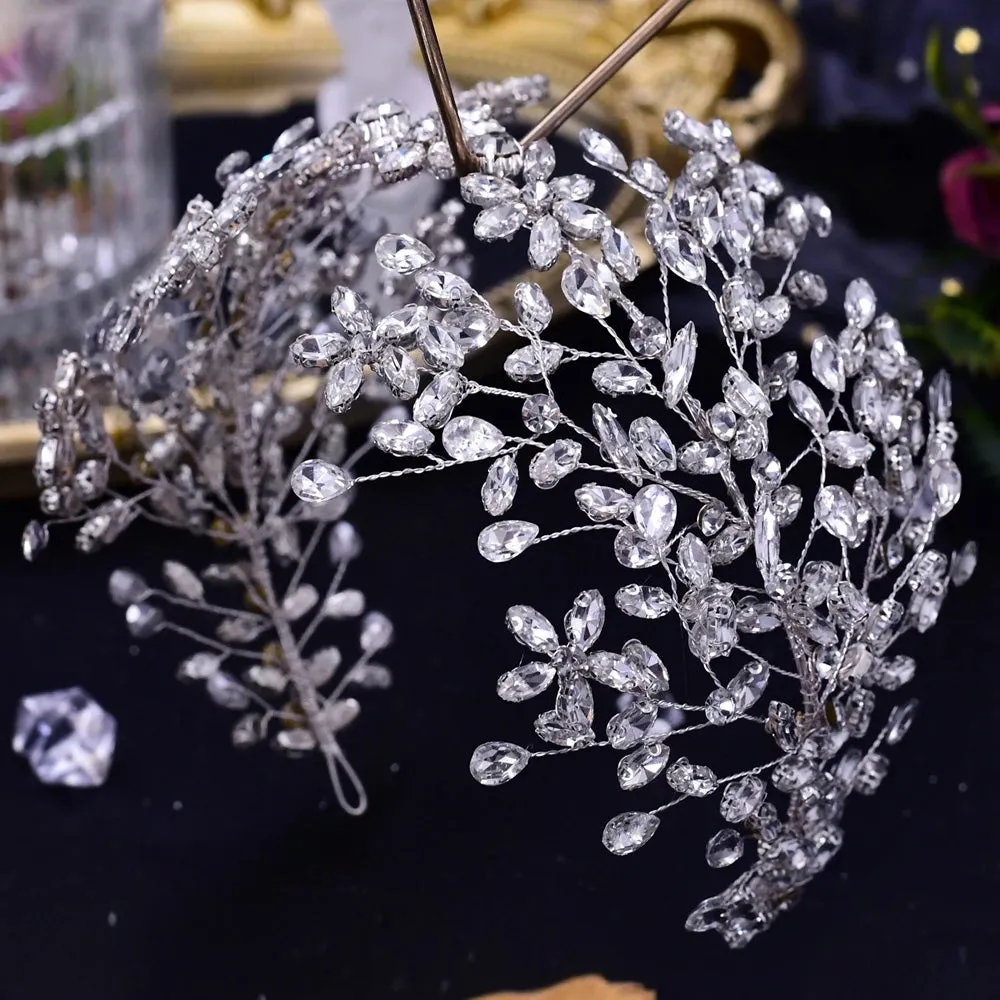 Rhinestone Bridal Tiara: Elegant Wedding Headpiece