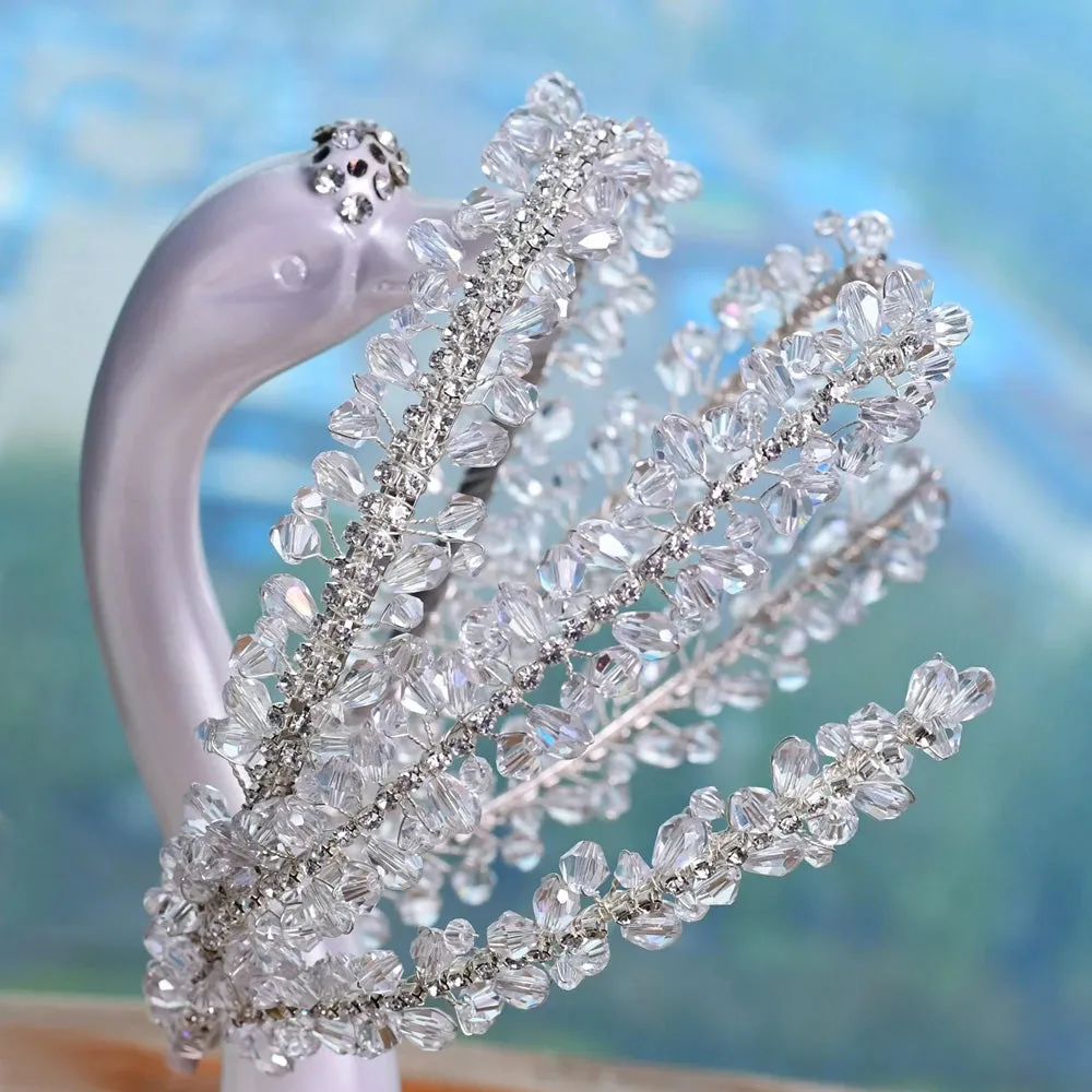 Rhinestone Bridal Tiara: Elegant Wedding Headpiece