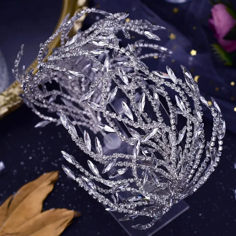 Rhinestone Bridal Tiara: Elegant Wedding Headpiece