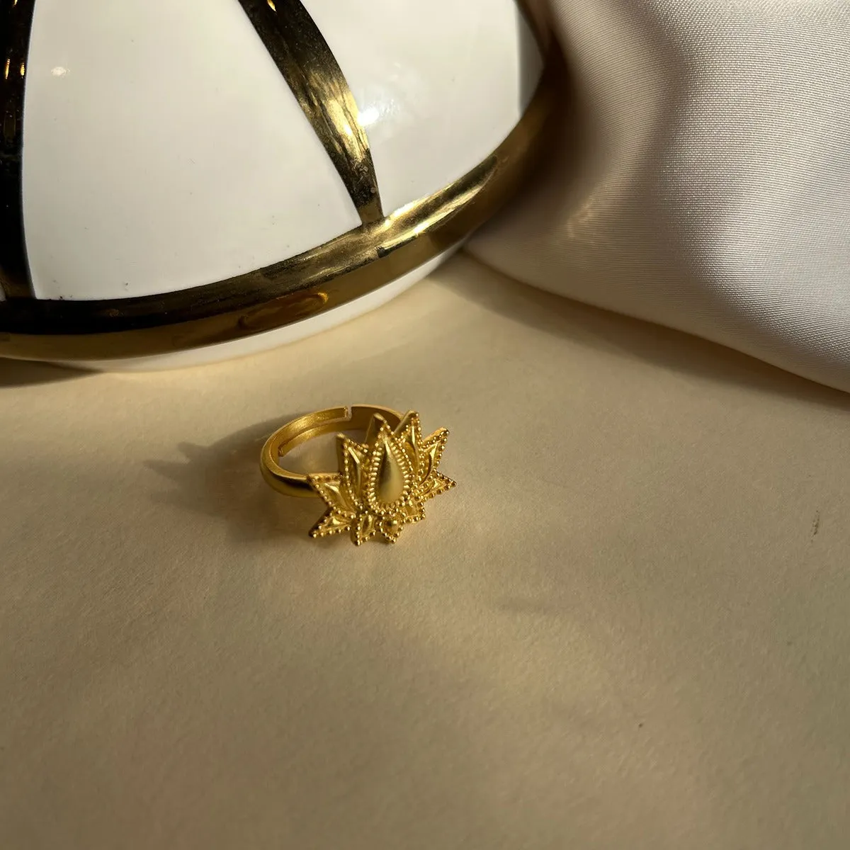 Rise to Shine Lotus Ring