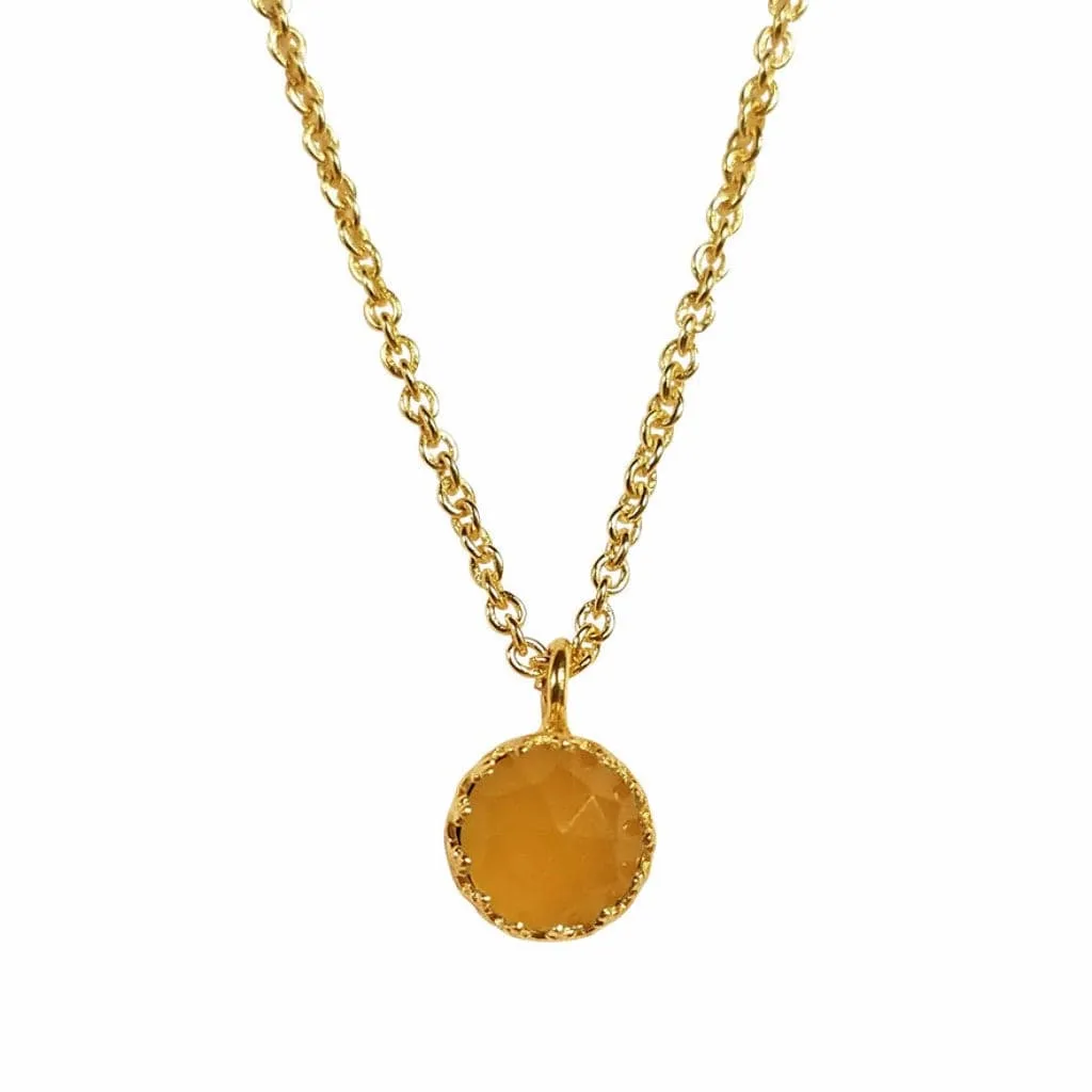 Rococo Necklace - Citrine Quartz