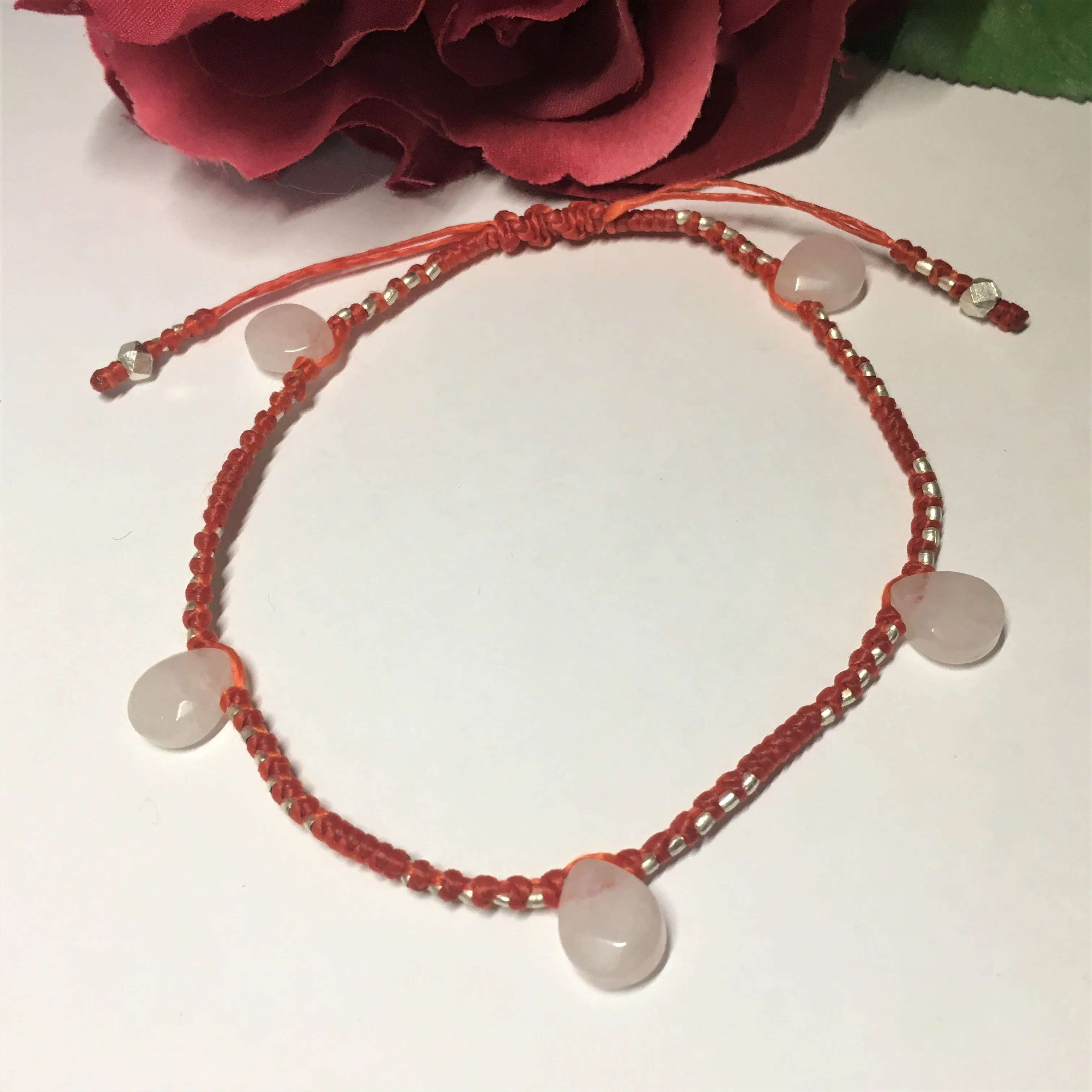 Rose Red Anklet - VANK109