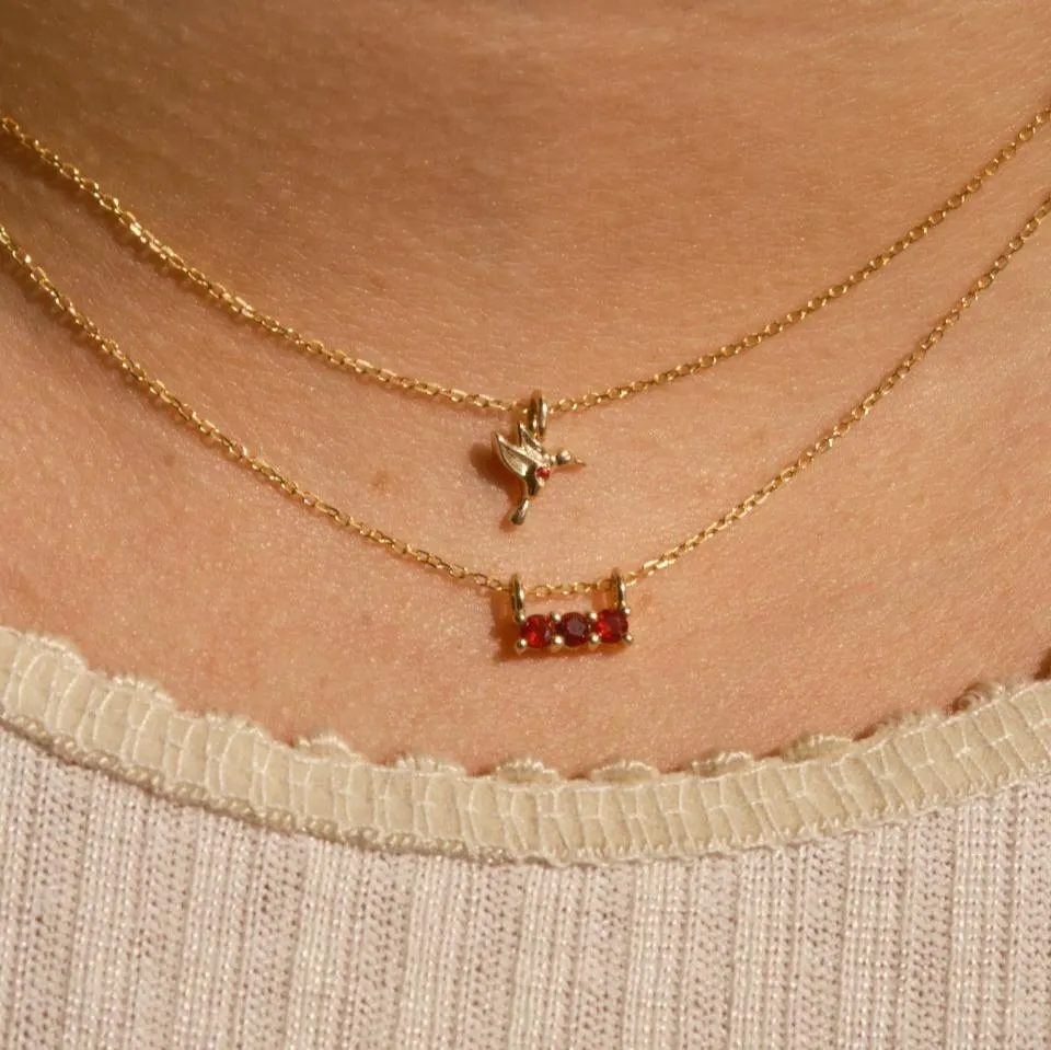 Ruby 3S Necklace