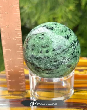 Ruby Zoisite Sphere- Optimism, Hope   Personal Growth