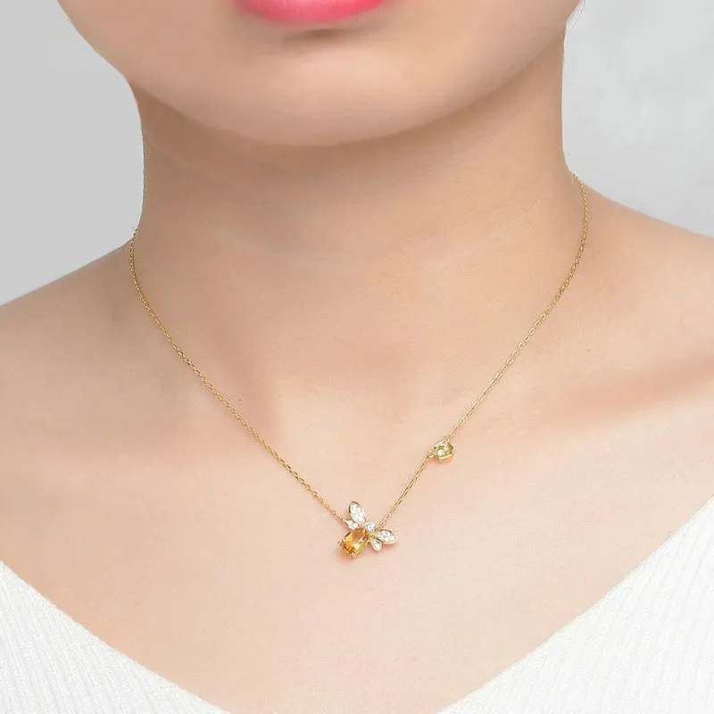 Sophisticated Queen Bee Fashion Pendant Necklaces