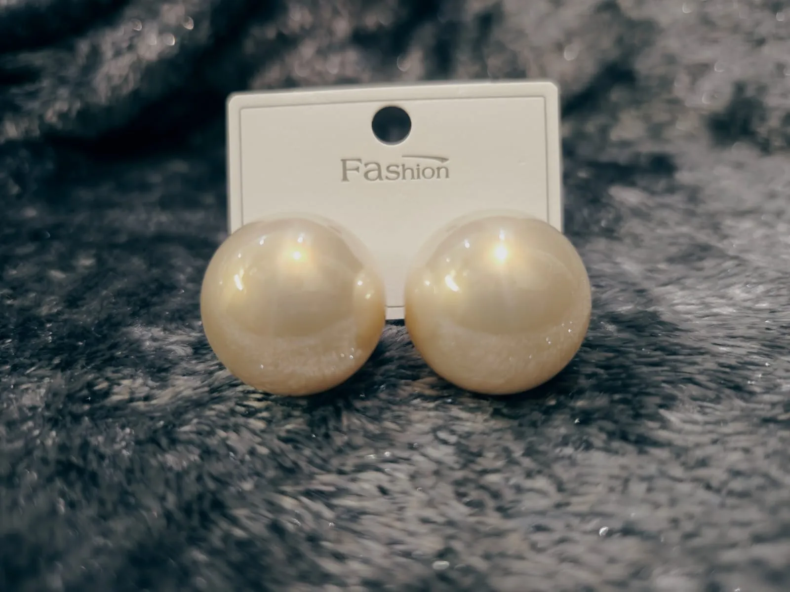 Statement Oversized Pearl Stud Earrings - Large Pearls for a Bold Look