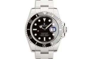 Stickered 2016 Rolex Ceramic Submariner 116610LN with Box and Card