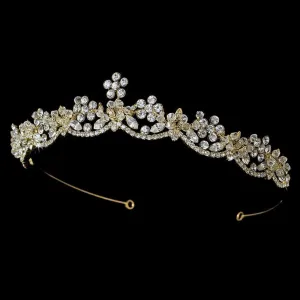 Swarovski Crystal Floral Bridal Tiara