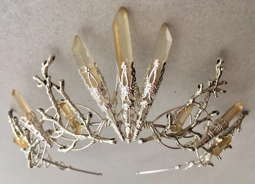 The CECILY Lemon Quartz Crown