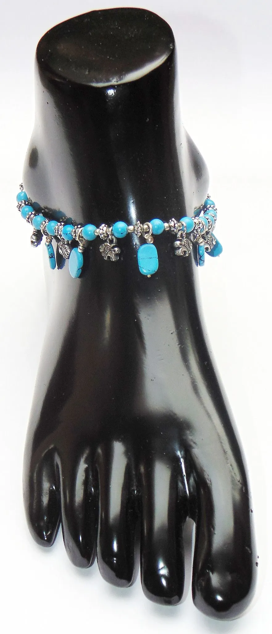 Turquoise Anklet - made up from Turquoise beads