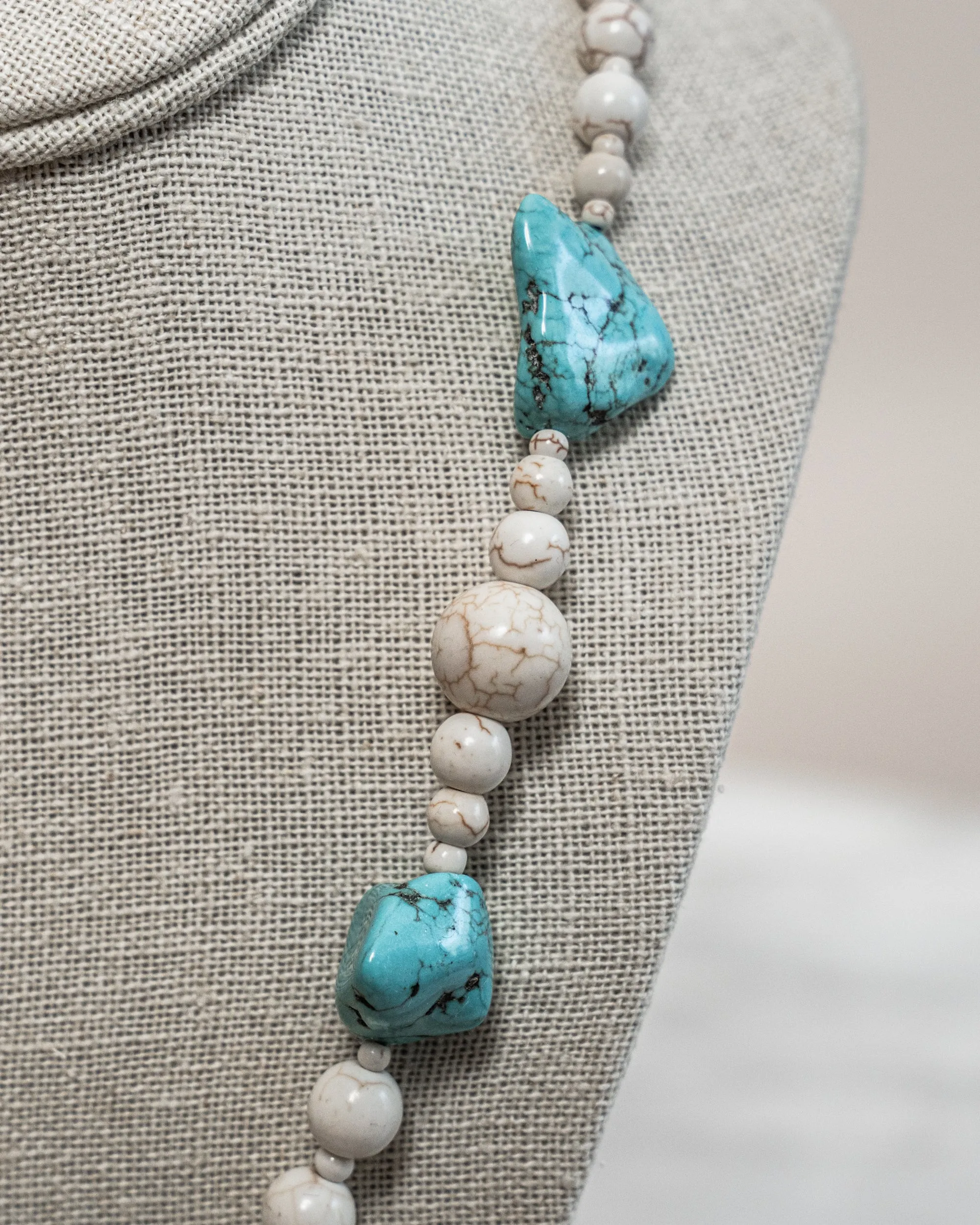 Turquoise Hawlite Necklace