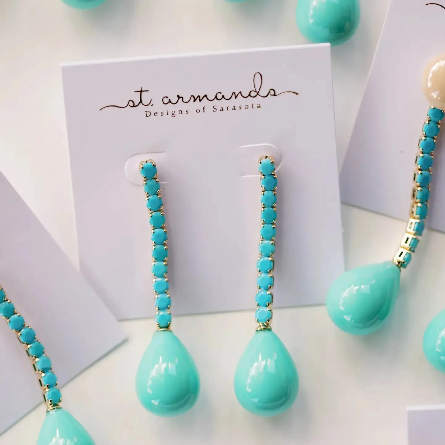 Turquoise Swingy Earrings