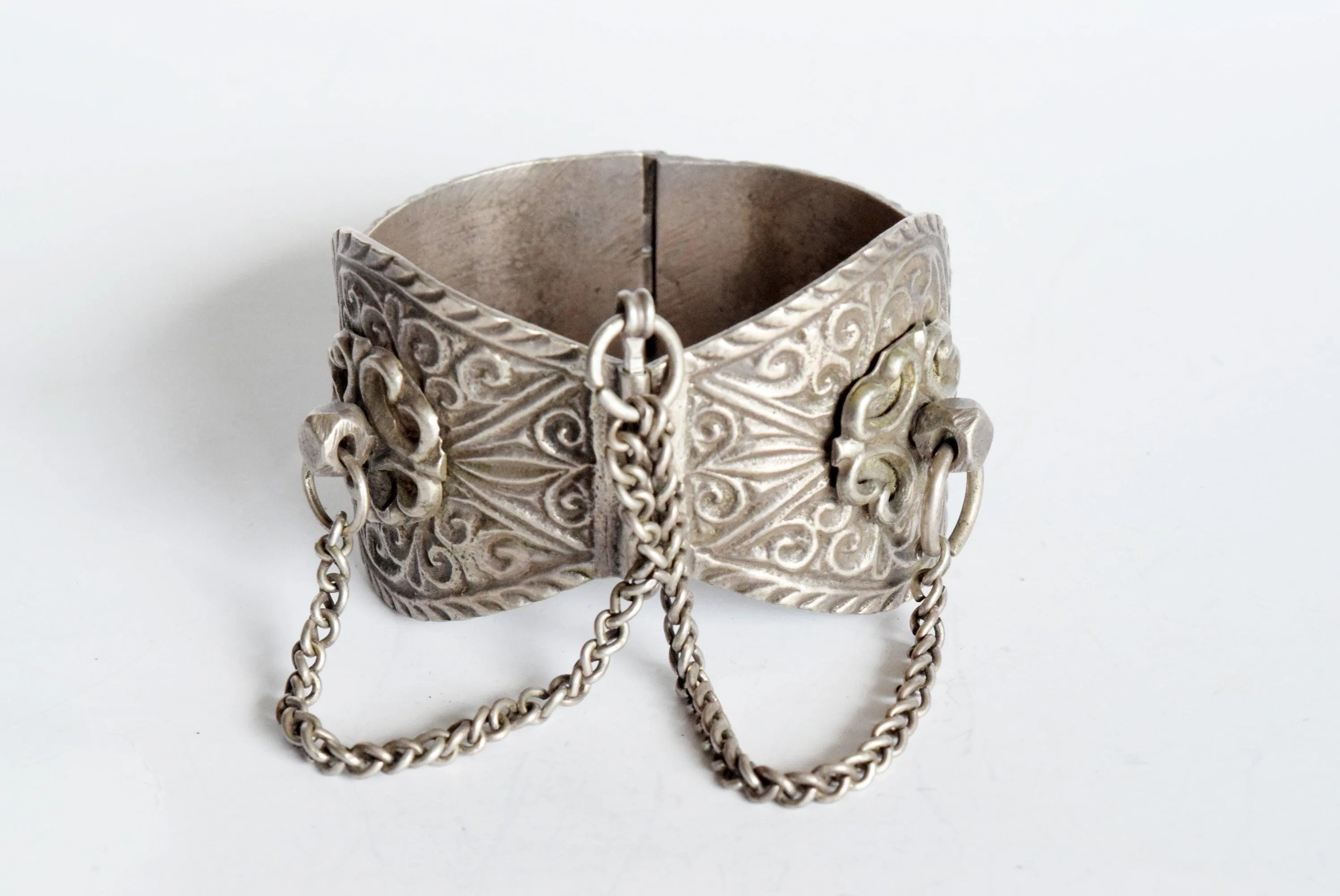 Vintage Berber Moroccan Silver Anklet