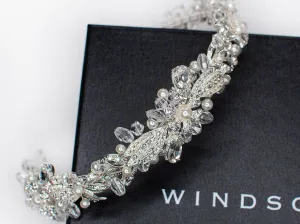 Yasmeen - Pearl & Swarovski Crystal Bridal Headband